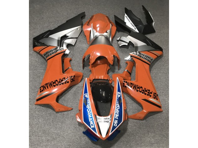 2017-2023 Gloss Orange & Blue Honda CBR1000RR Motorcycle Fairing