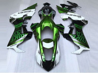 2017-2023 Green & White Custom Honda CBR1000RR Motorcycle Fairing