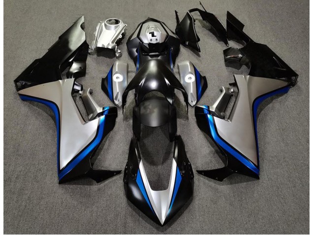 2017-2023 Silver and Black & Blue Honda CBR1000RR Motorcycle Fairing 2017-2023 Silver and Black & Blue Honda CBR1000RR Motorcycle Fairing